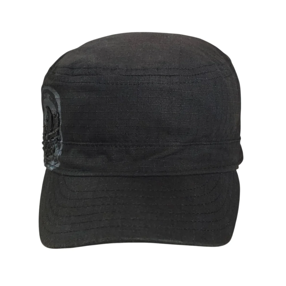 Adidas Vintage 2002 Trefoil Ripstop Military Cadet Cap Men's LG\XL - Picture 3 of 10